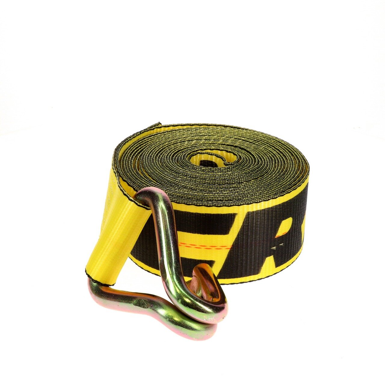 WINCH STRAP, 3" X 27' W/WIRE HOOK