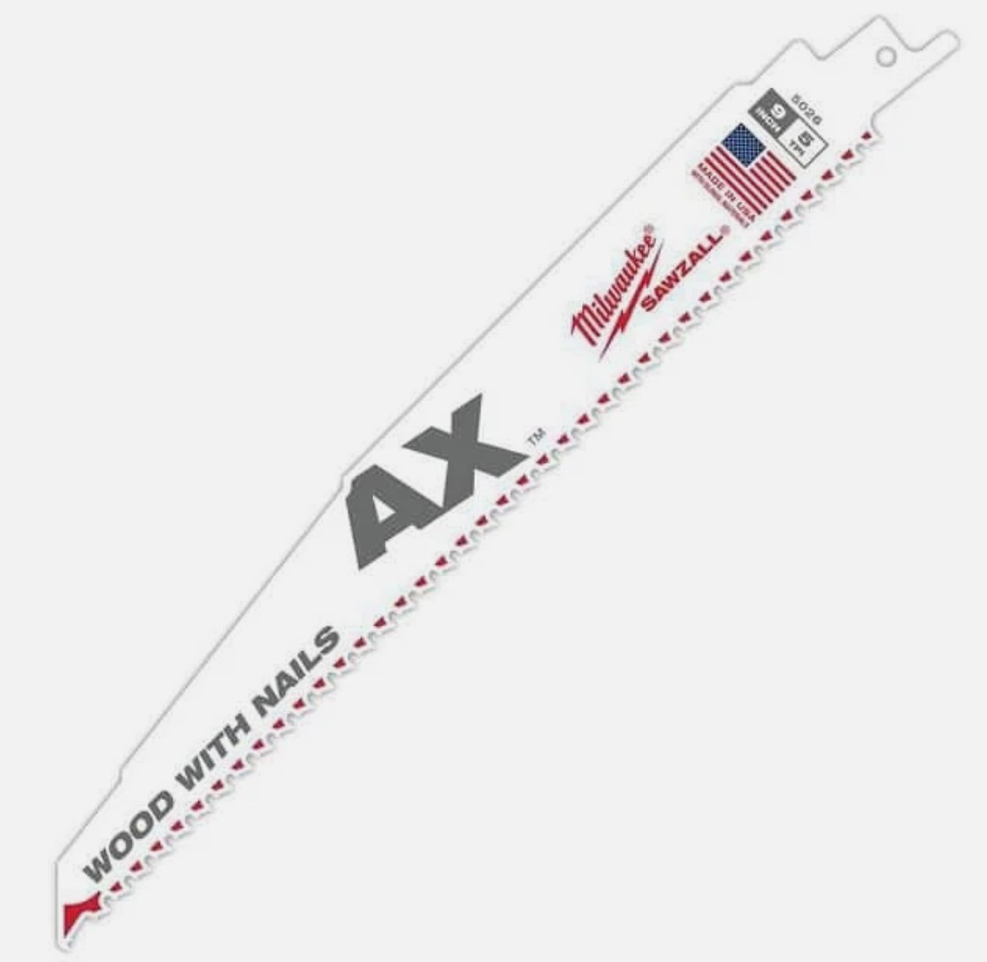 9” X 5 TPI AX DEMO SAWZALL BLADE - MILWAUKEE
