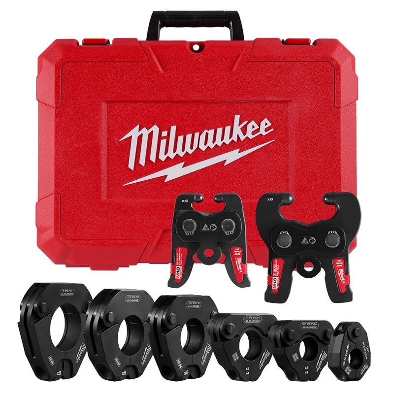 1/2” - 2” IPS PIVOTING PRESS RING KIT FOR M18 FORCE LOGIC PRESS TOOL - MILWAUKEE