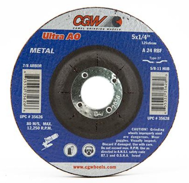 5" X 1/4" 5/8-11 GRINDING DISC - CGW