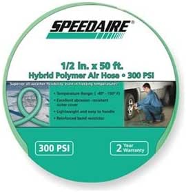1/2 X 50FT HYBRID POLYMER AIR HOSE 300PSI