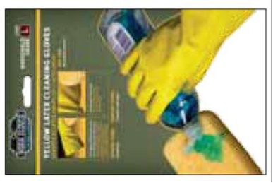 YELLOW HOUSEHOLD LATEX - L MOQ : 12
