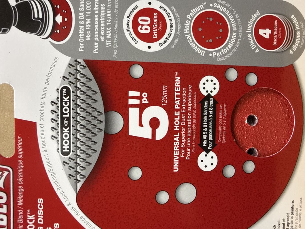 5” 60G HOOK & LOOP DISC