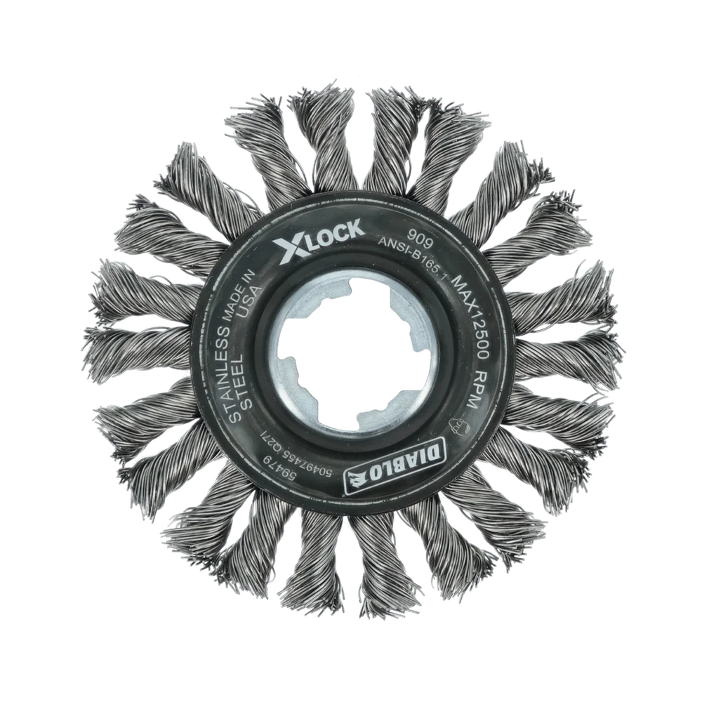 4" STAINLESS STEEL FULL CABLE TWIST WHEEL - DIABLO