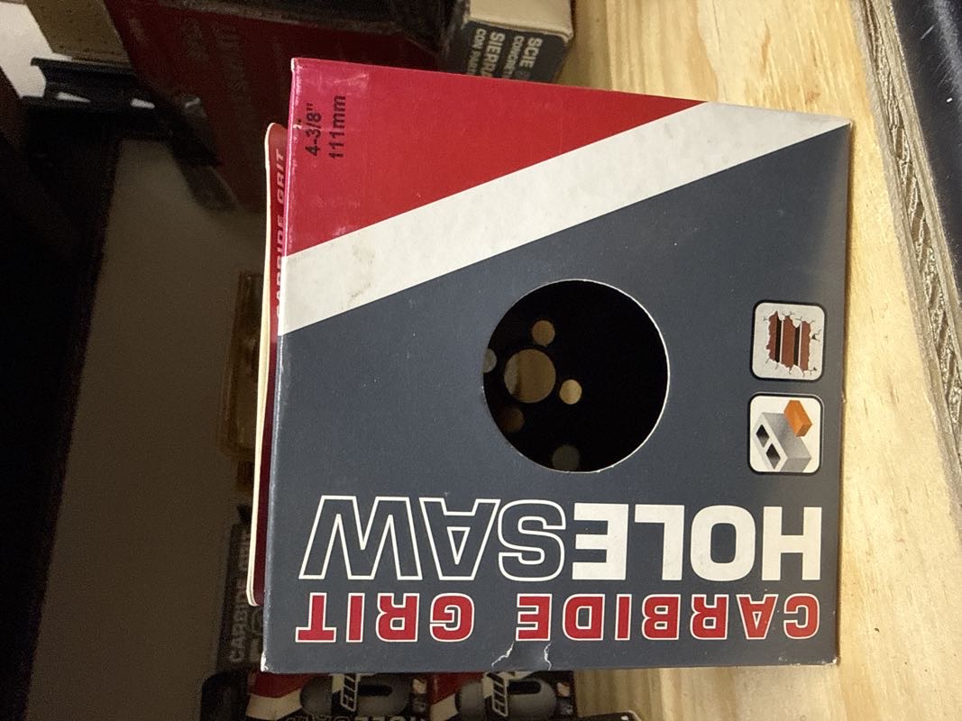 4-3/8” CARBIDE GRIT HOLE SAW