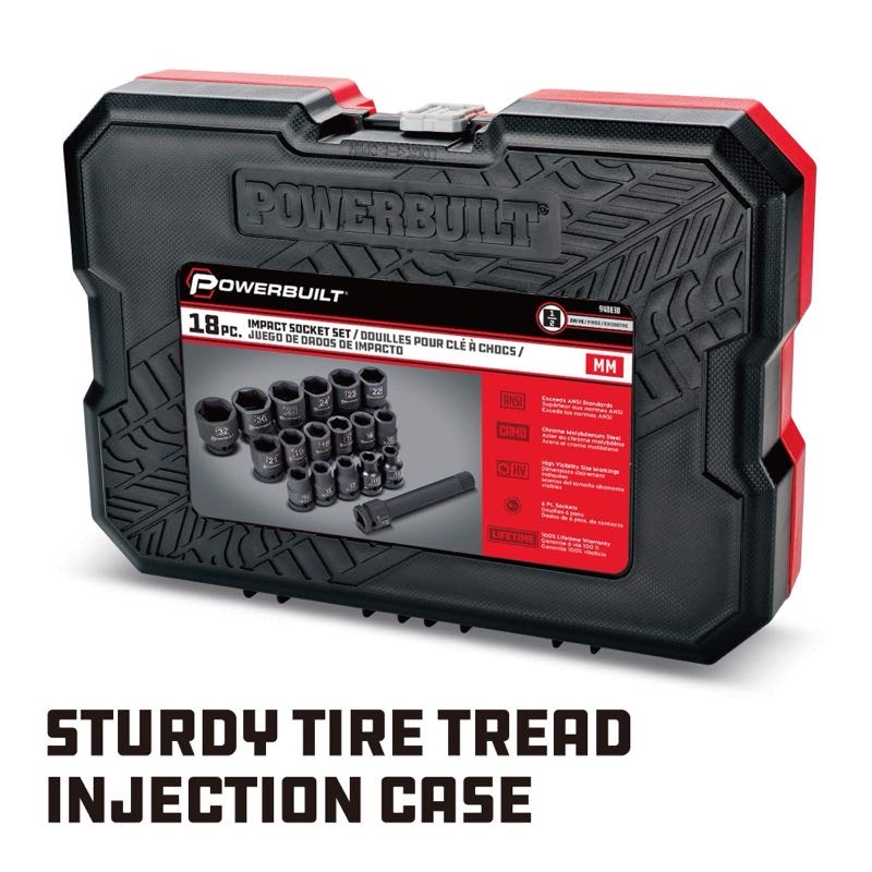 18PC IMPACT SOCKET SET