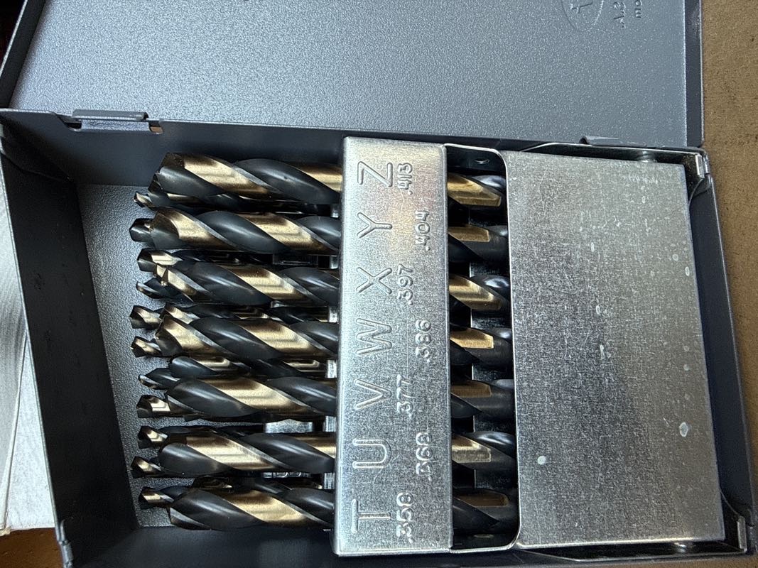 26PC A-Z BIT SET BLACK & GOLD INDEX SET -DRILLCO