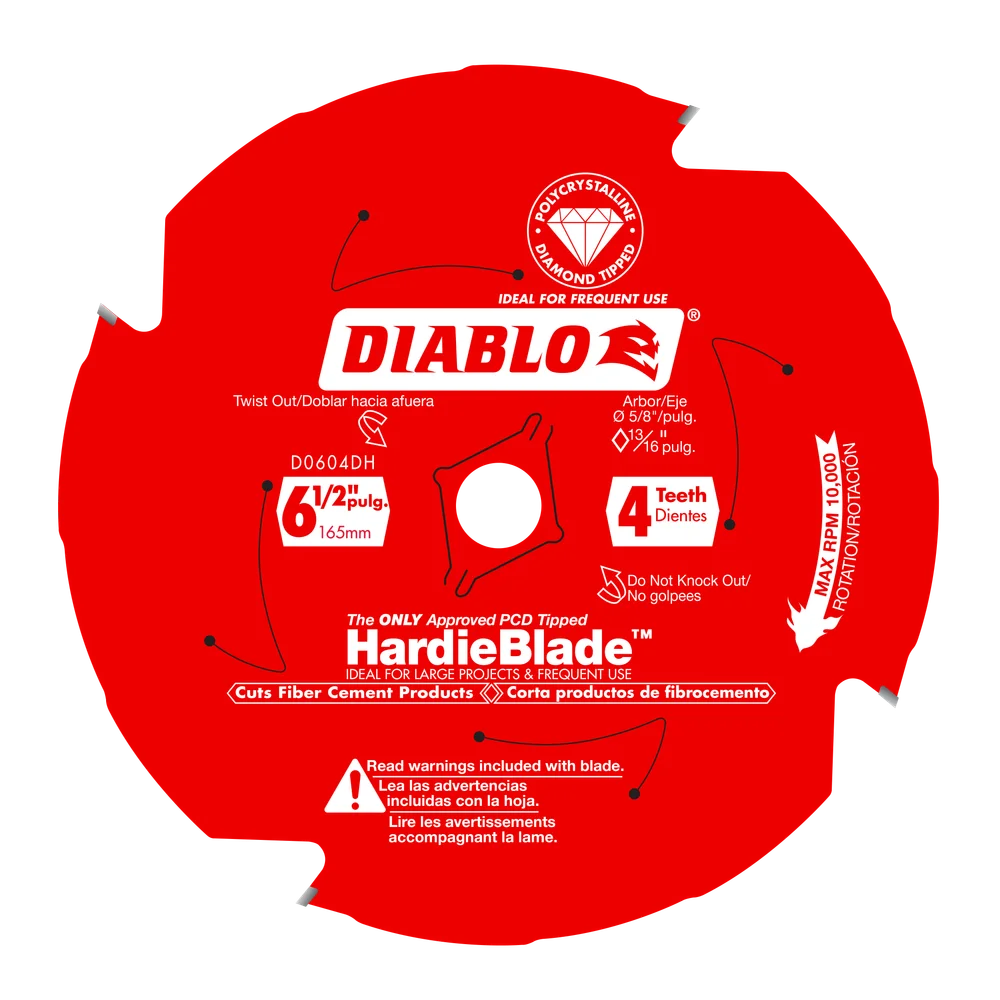 6-1/2" X 4T HARDY BLADE- DIABLO