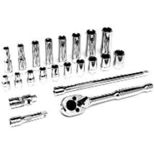 22PC 1/4” DR. SOCKET SET - ATE