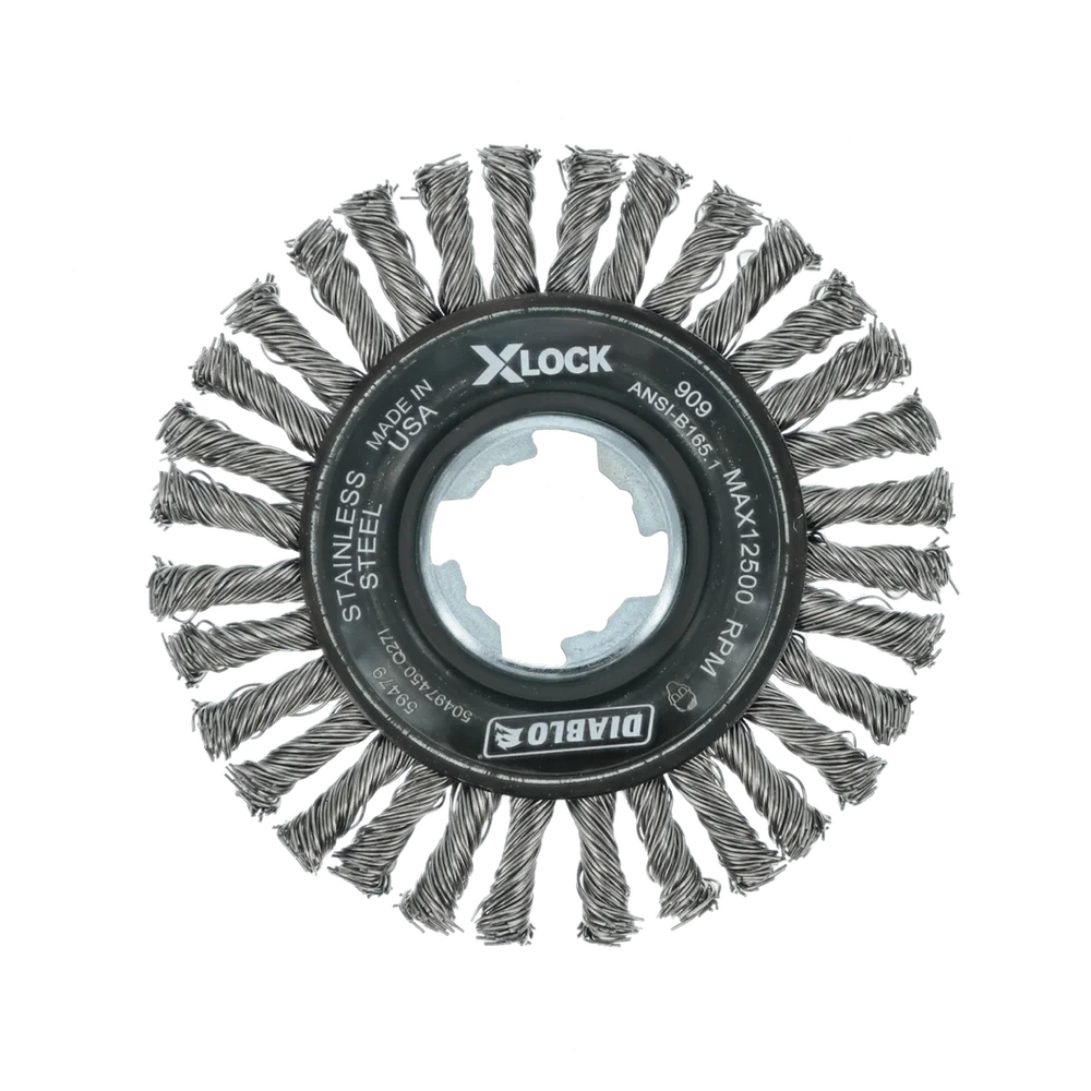 4" STAINLESS STEEL STRINGER BEAD TWIST WHEEL- DIABLO