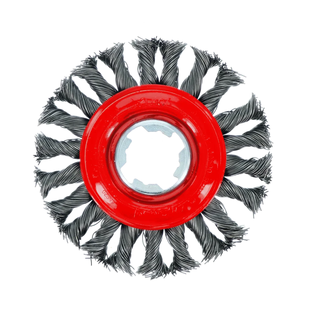 4" X-LOCK CARBON STEEL FULL CABLE TWIST WHEEL- DIABLO