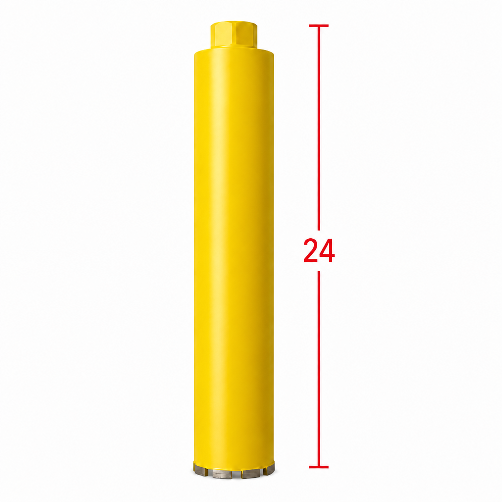 6' X 24"L WET PREMIUM CUSTOM DIAMOND CORE BIT - AMERICAN LIFETIME