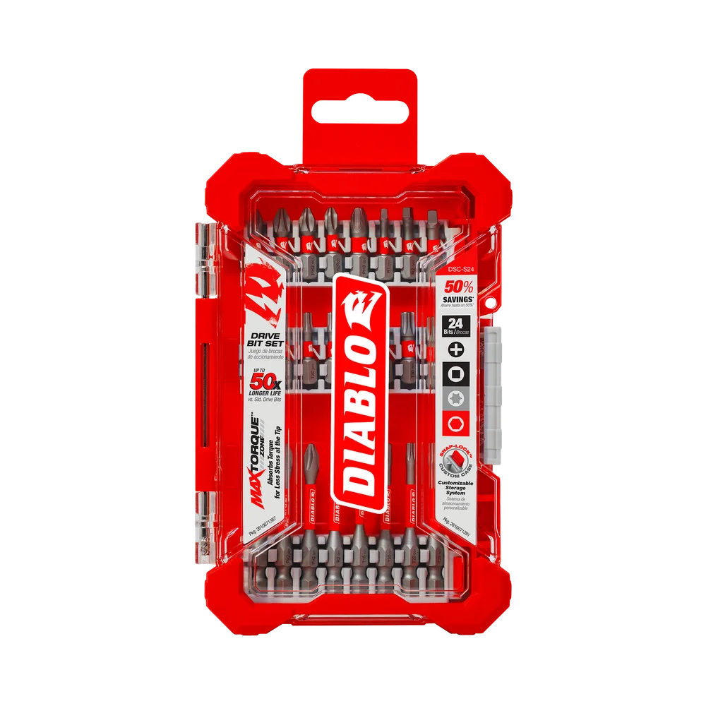 24PC DRIVE BIT SET - DIABLO