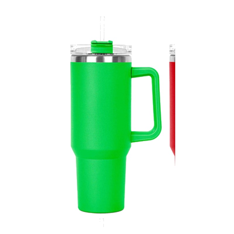 FORTRESS 40 OZ. DOUBLE WALL STAINLESS STEEL MUG W/ HANDLE