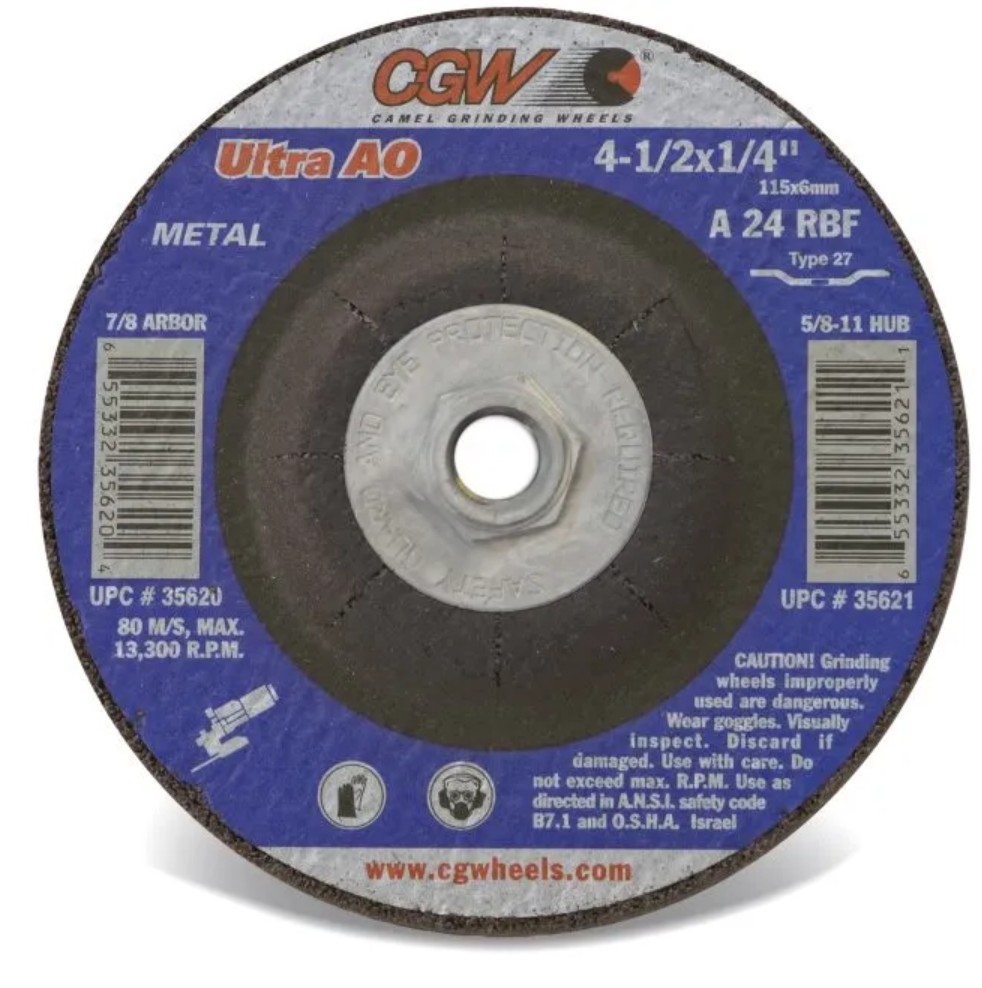 4-1/2 X 1/4 X 5/8-11 GRINDING DISC - CGW