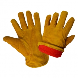GLOVE - FLEECE LINED - COWHIDE LEATHER - XL