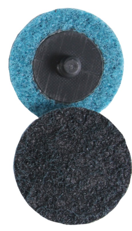 3" SURFACE PREP PADS QUICK CHANGE ROLL LOCK - BLUE FINE GRIT - MERCER