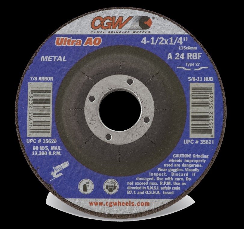 4-1/2"X1/4"X7/8"  GRINDING DISC - CGW