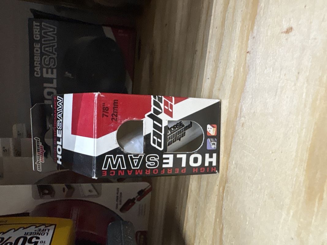 7/8 HIGH PERFORMANCE HOLE SAW