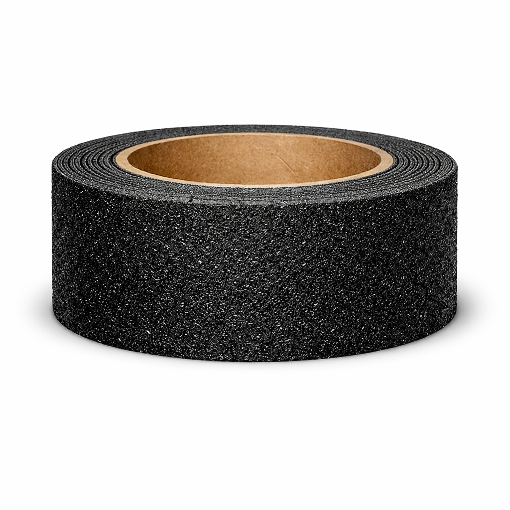 2" X 60' BLACK NON-SLIP TAPE - COURSE TEXTURE