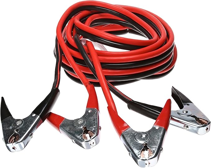 CABLES - 25' 2 GAUGE HEAVY DUTY BOOSTER CABLES
