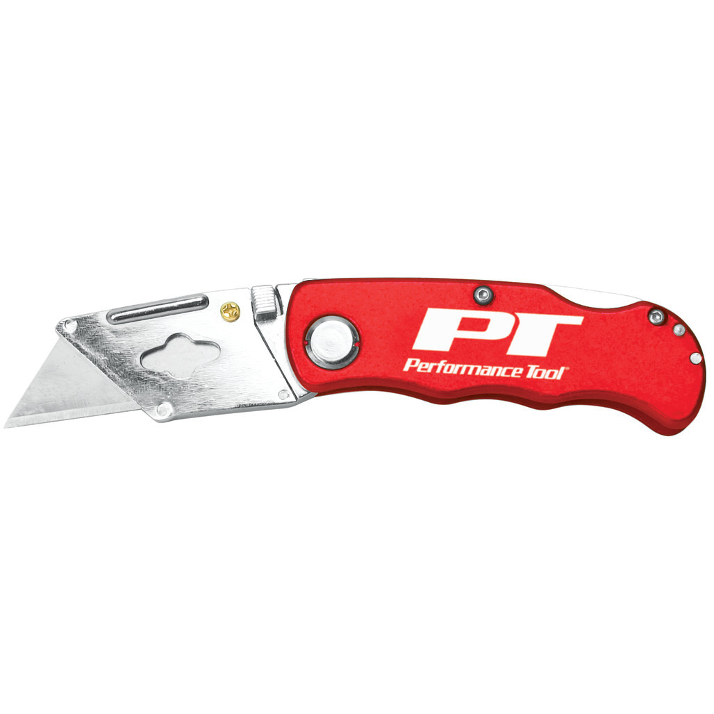 FOLDING UTILITY KNIFE RED - PT
