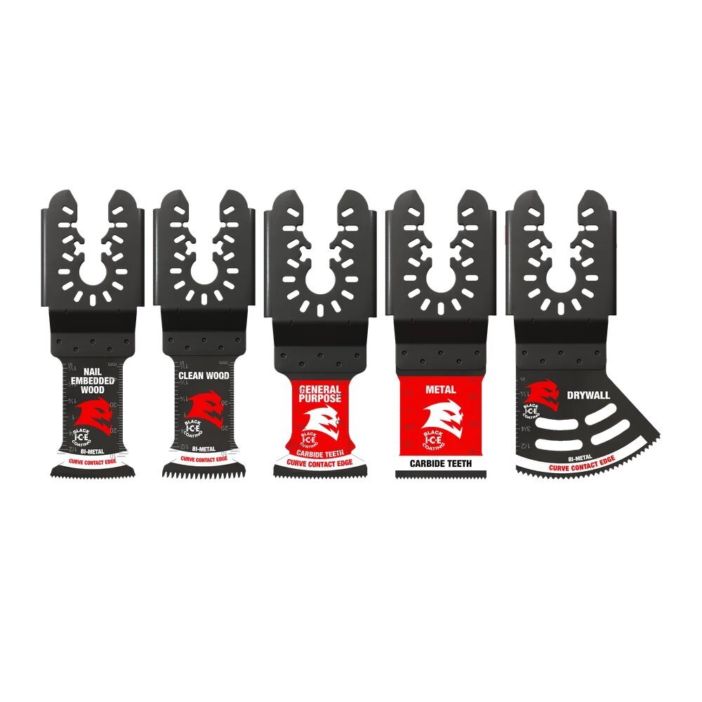 5PC UNIVERSAL FIT GENERAL PURPOSE OSCILLATING BLADE SET- DIABLO