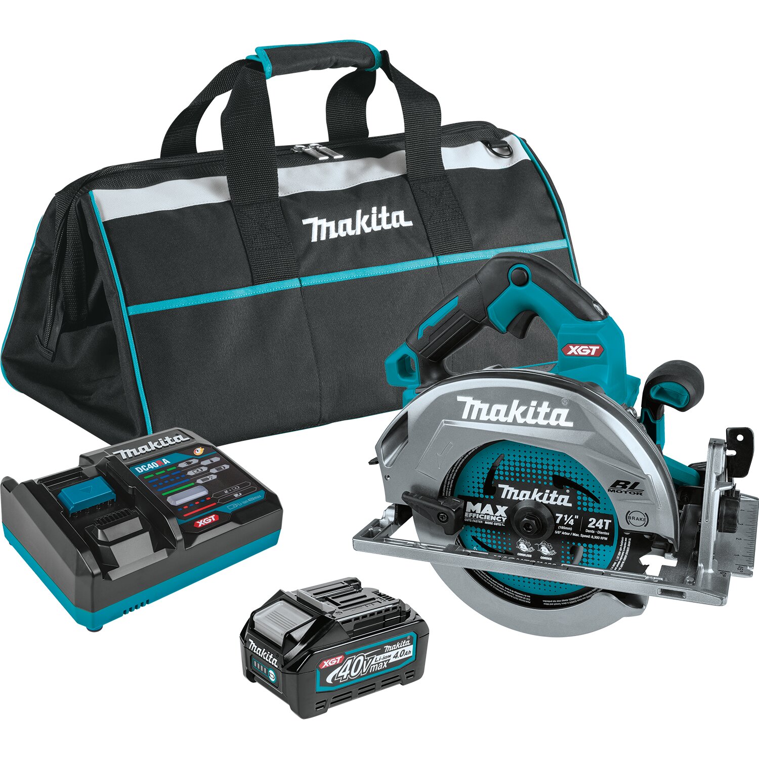 7-1/4" 40V MA XGT BRUSHLESS CIRCULAR SAW KIT - MAKITA
