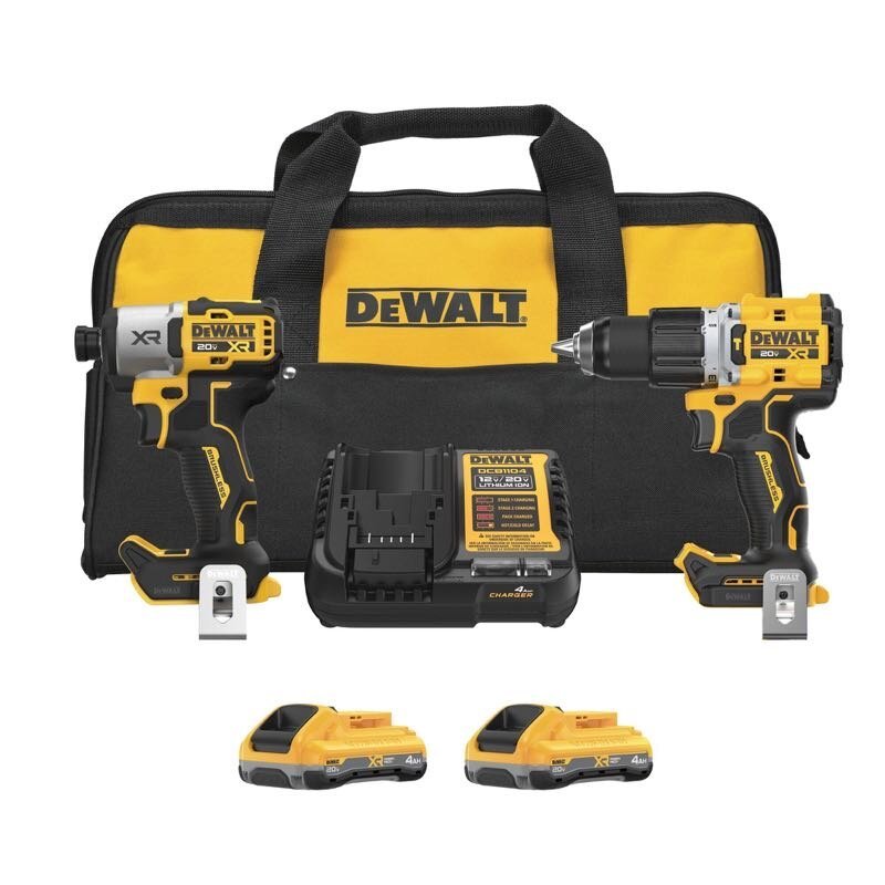HAMMER DRILL/ IMPACT DRIVER COMBO KIT - DEWALT