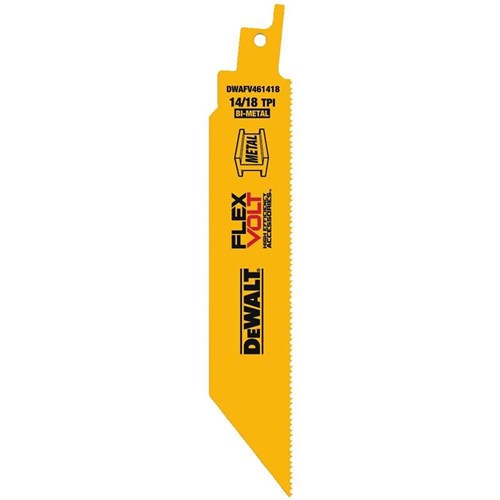 6" X 14/18TPI METAL SAWZALL BLADES - DEWALT