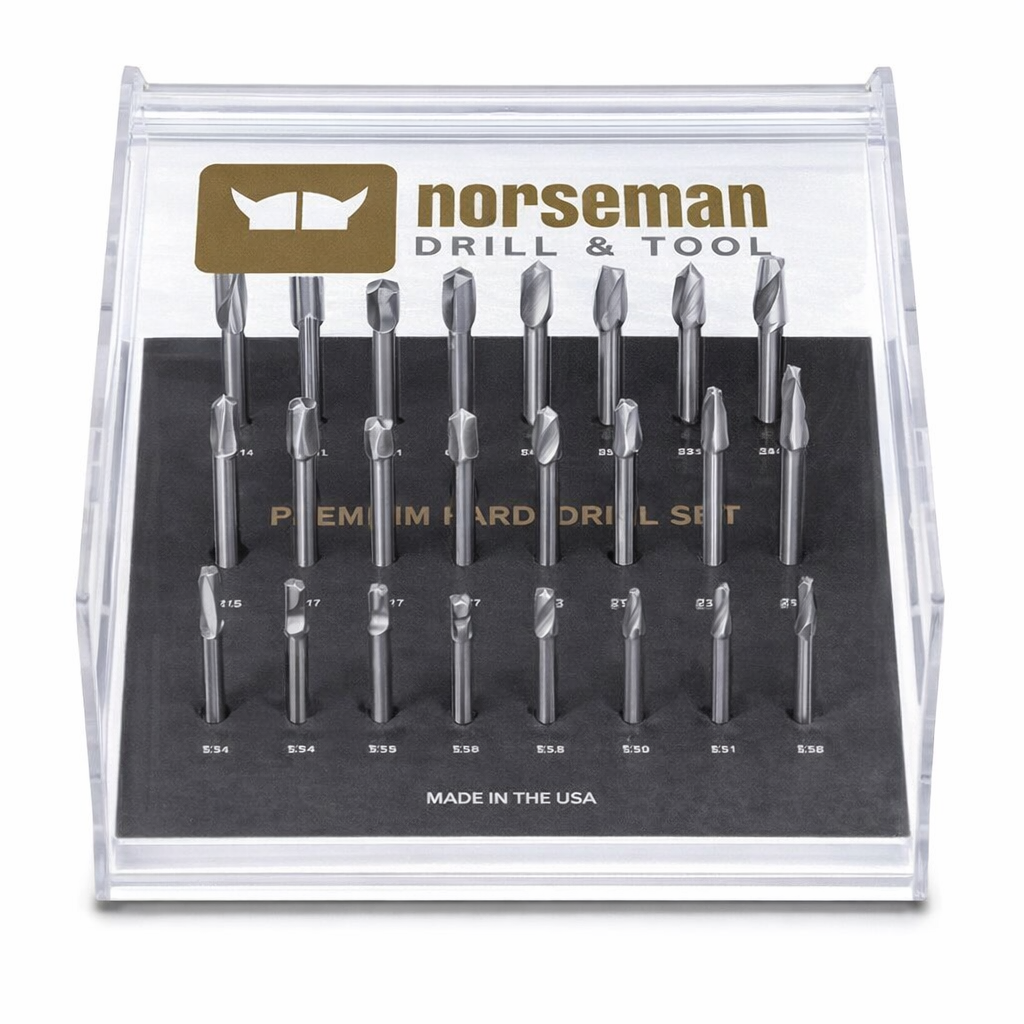 24PC CARBIDE TIPPED BURR SET - NORSEMAN