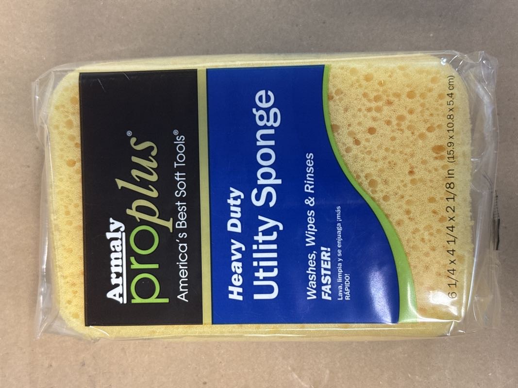6-1/4”X 4-1/4”X 2-1/8” PROPLUS HD UTILITY SPONGE