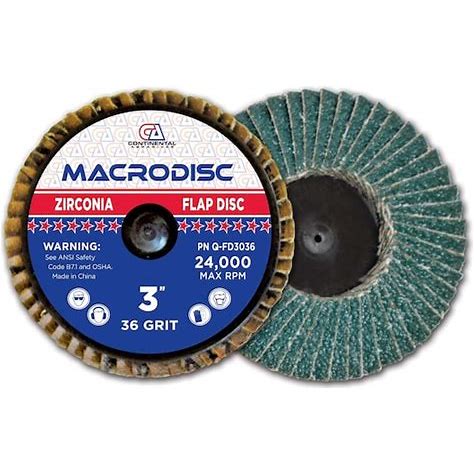 2" ROLOC ZIRCONIA QUICK CHANGE FLAP DISCS FOR ANGLE GRINDER - CA