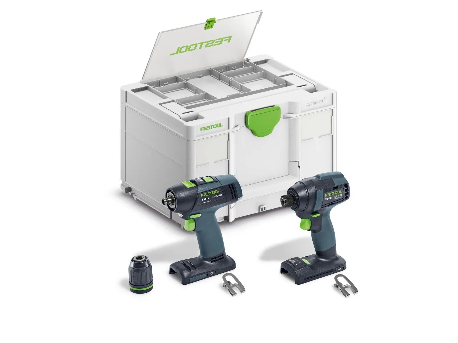 FESTOOL IMPACT DRIVER AND DRILL SET TID 18 BASIC-SET T18