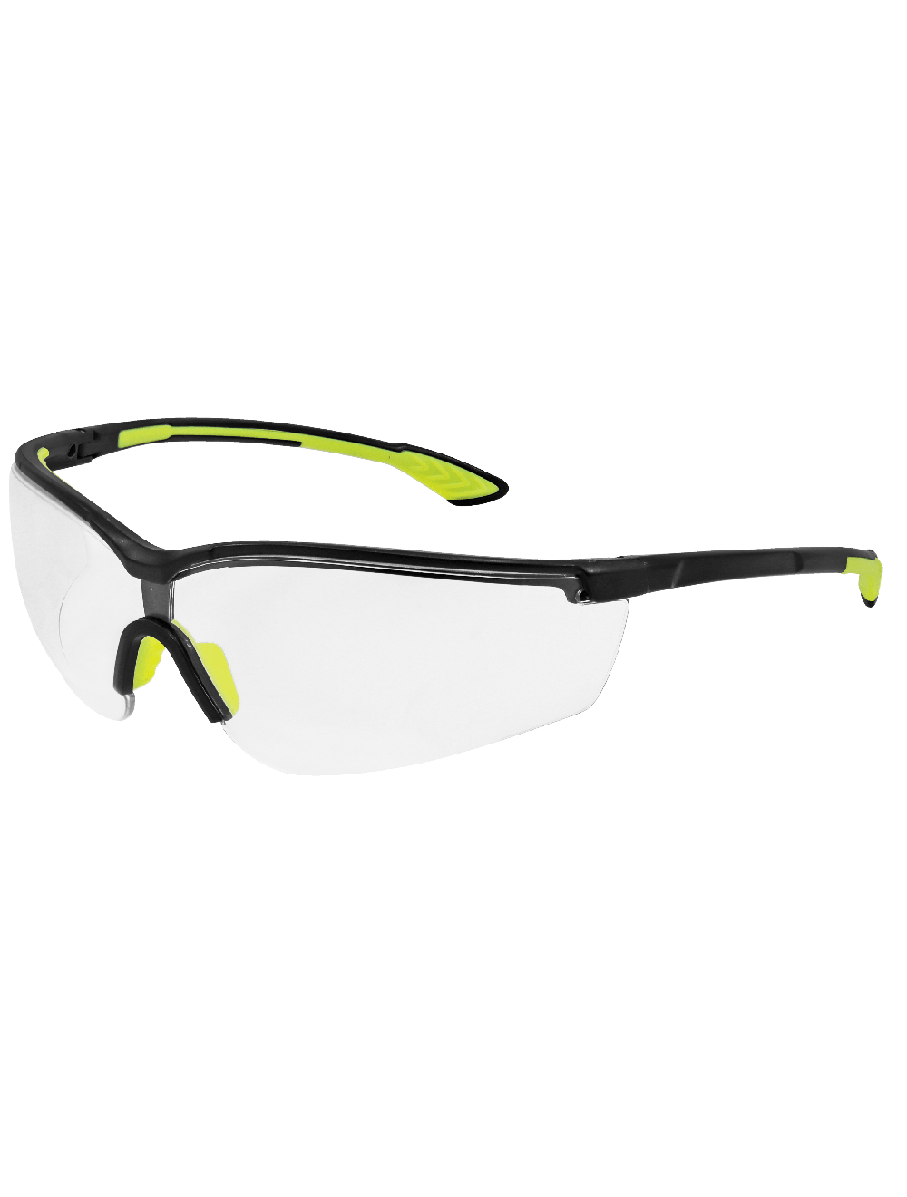 CHROMIS CLEAR PERFORMANCE FOG LENS-BLACK FRAME SAFETY GLASSES