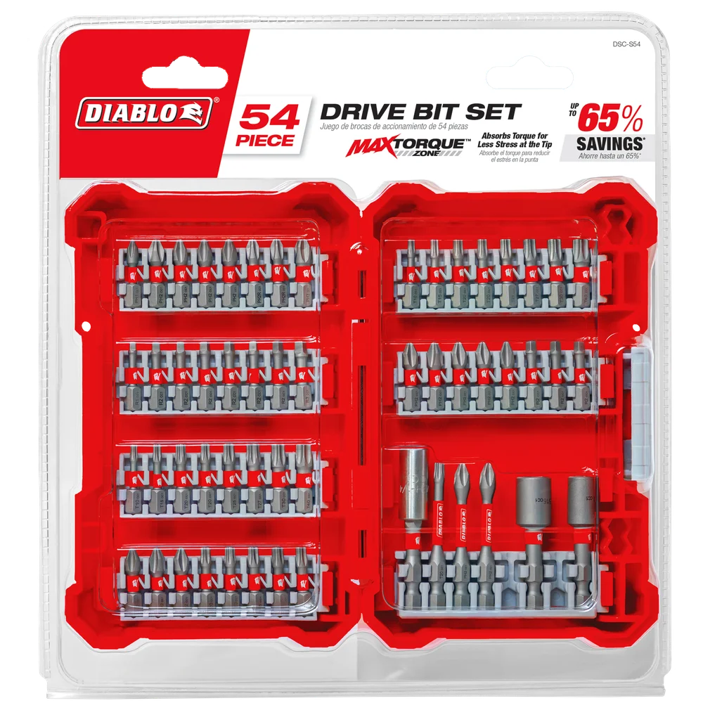 54PC DIABLO DRIVE BIT SET