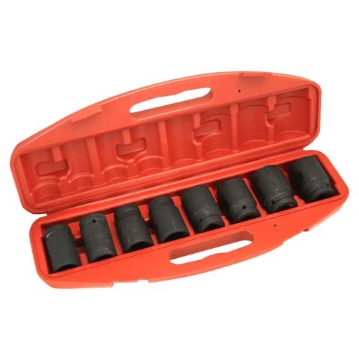 9PC 3/4” DR. SHALLOW IMPACT SOCKET SET