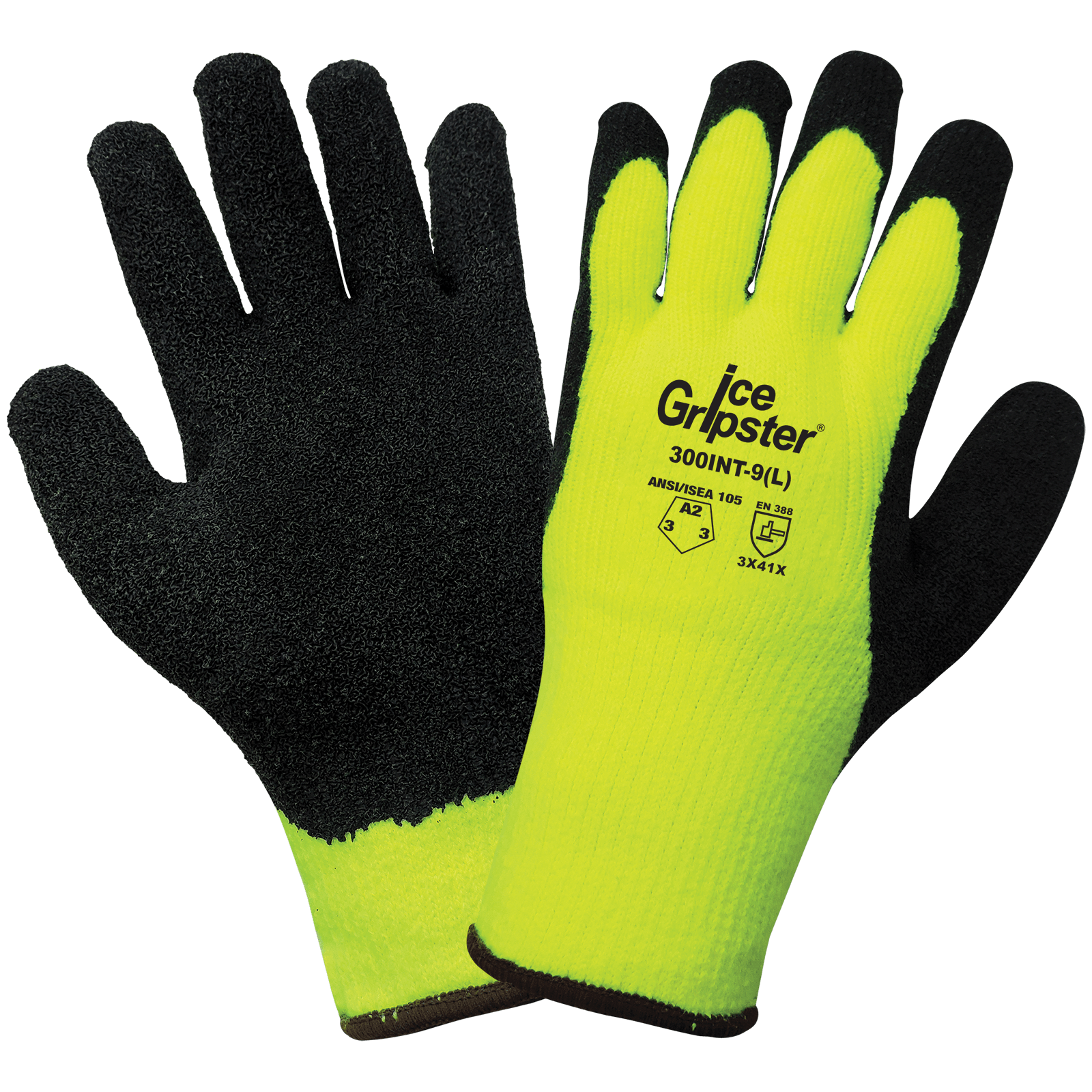 ICE GRIPSTER LOW TEMPERATURE RUBBER GLOVE-LARGE